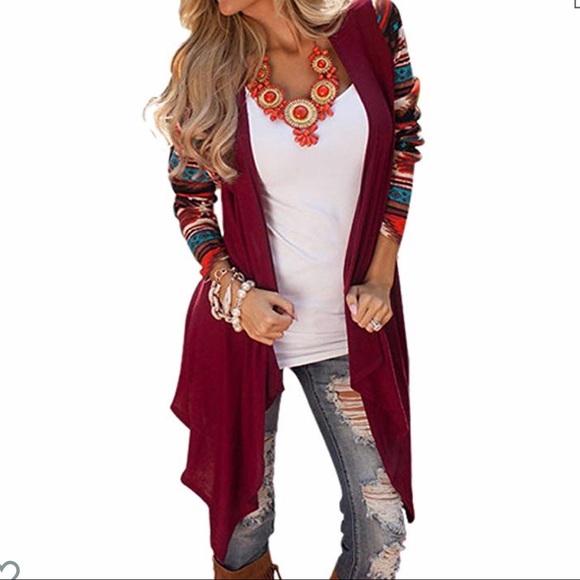 Tops - Boho Cardigan Pullover